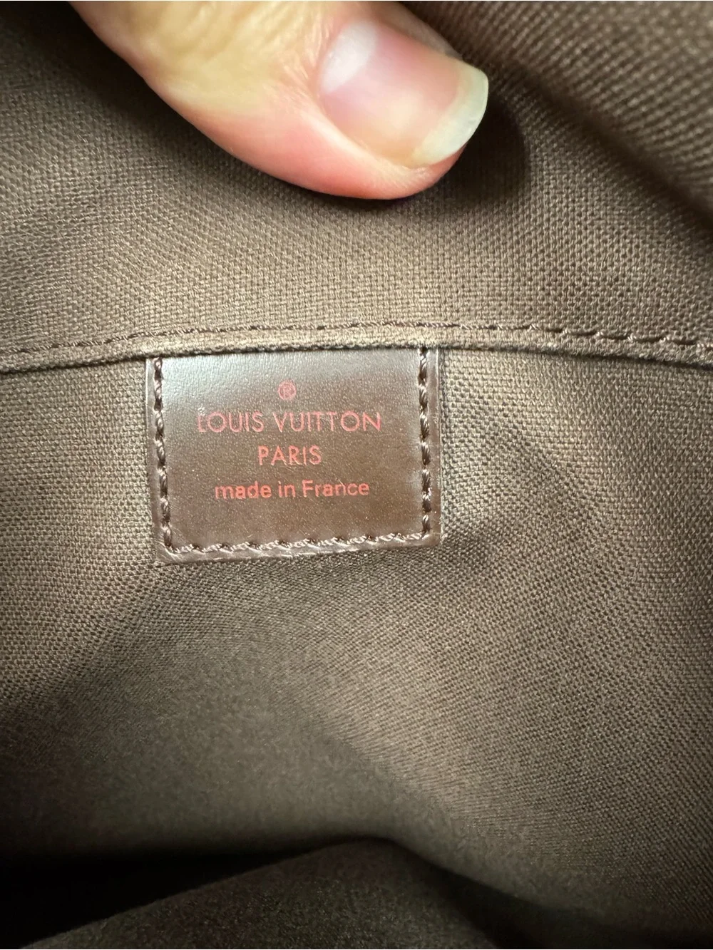 Louis Vuitton Damier Ebene Messenger Bag with COA